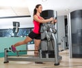 Gym glute exercise machine woman workout Royalty Free Stock Photo