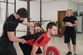 Group of Athletes Doing Fitness Royalty Free Stock Photo