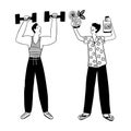 Gym I thought you said Gin Royalty Free Stock Photo