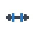 Gym  vector glyph colour icon Royalty Free Stock Photo