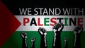 We stand with Palestine. Stop aggression Israel. W support Palestine