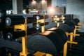 Gym nobody, empty fitness club Royalty Free Stock Photo