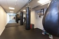 Gym for practicing kickboxing in Falcone fitness center. Belarus