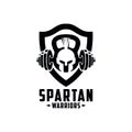 Gym warriors logo icon vector isolated