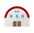 Gymnasium, hall vector icon illustration