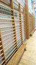 Gymnasium wooden wall bars