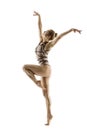 Gymnast Dancer, Woman Gymnastics Dancing Sport Dance in Leotard