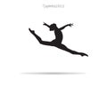 Gymnast girl Royalty Free Stock Photo