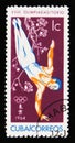 Gymnast, 18th Olympic games in Tokyo, circa 1964