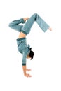 Gymnastic handstand Royalty Free Stock Photo