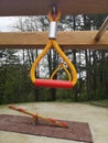 Gymnastics at Children Playground Rings