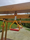 Gymnastics at Children Playground Rings