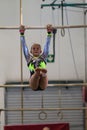 Gymnastics Girl Bars Effort