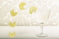 Gin lemon Royalty Free Stock Photo