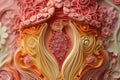 Gynecologic concept: a visual narrative of the uterus and the miracle of newborn life, capturing the beauty and