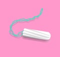 Gynecologic tampon swab vector