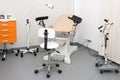 Gynecological cabinet with chair and other medical equipment in modern clinic. Equipment medicine, medical furniture