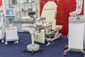 gynecological chair and other medical equipment in a gynecological office Royalty Free Stock Photo