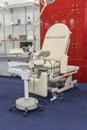 gynecological chair and other medical equipment in a gynecological office. vertical photo Royalty Free Stock Photo