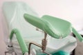 Gynecological chair for women. Medical office. Equipment Royalty Free Stock Photo