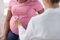 Gynecologist doctor and pregnant woman at hospital