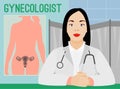 Gynecologist vector image