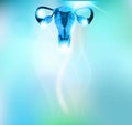 Gynecology background Royalty Free Stock Photo