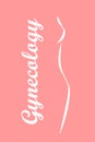 Gynecology pink poster