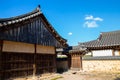 Gyochon Hanok Village Korean traditional house in Gyeongju, Korea Royalty Free Stock Photo