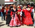 Gypsies women in Saintes Maries de la Mer, France Royalty Free Stock Photo