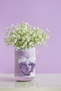 Gypsophila wedding flower arrangement
