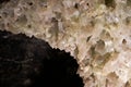 Gypsum crystals in a cave