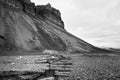 Gypsum mine in Skansbukta Royalty Free Stock Photo