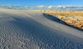 Gypsum sand dunes, White Sands National Monument, New Mexico, USA Royalty Free Stock Photo