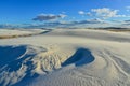 Gypsum sand dunes, White Sands National Monument, New Mexico, USA Royalty Free Stock Photo