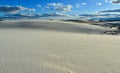 Gypsum sand dunes, White Sands National Monument, New Mexico, USA Royalty Free Stock Photo