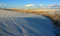 Gypsum sand dunes, White Sands National Monument, New Mexico, USA Royalty Free Stock Photo