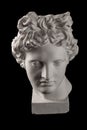 Gypsum statue of Apollo`s head