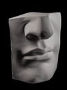 Gypsum statue face of Apollo Royalty Free Stock Photo