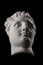 Gypsum statue face of Apollo Royalty Free Stock Photo