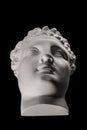 Gypsum statue face of Apollo Royalty Free Stock Photo