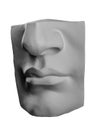 Gypsum statue face of Apollo Royalty Free Stock Photo