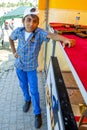 A gypsy boy in Edirne in Turkey.