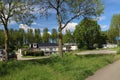 Gypsy caravan camp along the Hoofdweg in Nieuwerkerk aan den IJssel