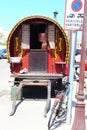 Gypsy caravan in french Saintes Maries de la Mer