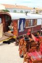 Gypsy caravan in Saintes Maries de la Mer, Camargue, France