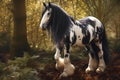 Gypsy Cob - United Kingdom (Generative AI) Royalty Free Stock Photo