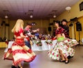 Gypsy dancers couple from Romania