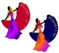 Gypsy Dancing Woman Stars 2