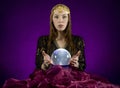 Gypsy fortune-teller Royalty Free Stock Photo